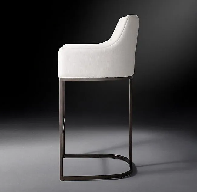 Купить Барный стул Emery Curved-Back Track Bronze по цене 50 000  руб.