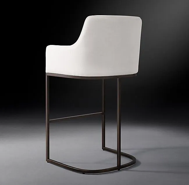 Купить Барный стул Emery Curved-Back Track Bronze по цене 50 000  руб.