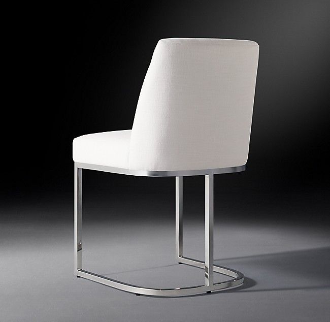 Купить Дизайнерский стул Emery Curved-Back Polished по цене 42 889  руб.