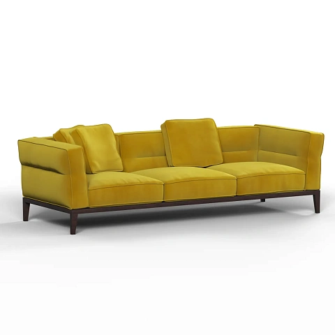 Прямой диван Хоуп с мягкими боковинами