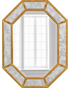 Зеркало "Ньюпорт" 19C. Gold/02