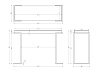 Купить KFG129 Консоль зеркальная каркас н/ж сталь хром 116*39*79см по цене 45 000  руб.