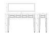 Купить KFG045 Консоль зеркальная  120*35*80см по цене 52 200  руб.