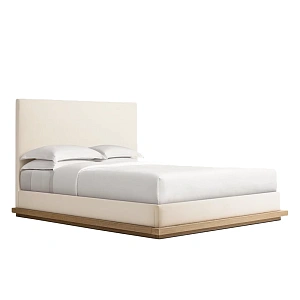 Двуспальная кровать Бэкки с мягким изголовьем