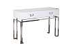 Купить KFG070-NI Консоль 2 ящика белая/хром  120*42*77см по цене 99&nbsp;600  руб.