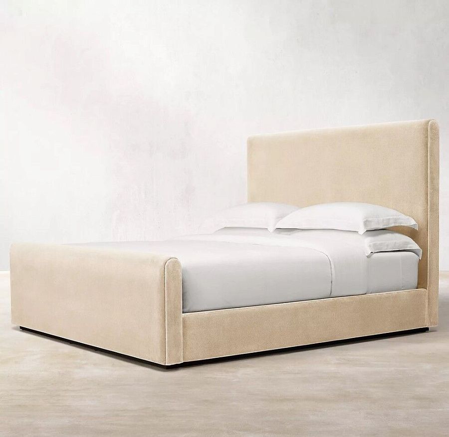 Купить Кровать с изголовьем Marmont Panel Platform Footboard по цене 92 400  руб.
