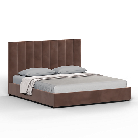 Купить  Кровать двуспальная с изголовьем Modena Vertical по цене 91 500 руб.