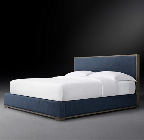 Кровать Модена с декором из бука купить по цене 150 200 руб.