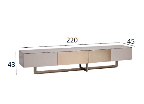 58DB-TV14803 Тумба под телевизор Космос (Space) L 220*45*43см купить по цене 157 930 руб.