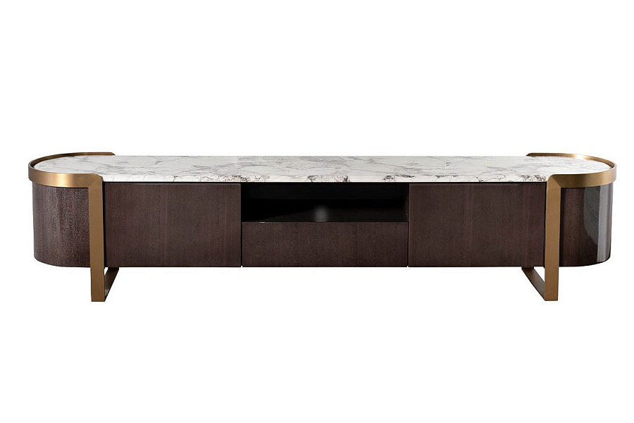 58DB-TV20047 Тумба под телевизор Севилья (Sevilla) 220*42*48см купить по цене 281 600 ₽