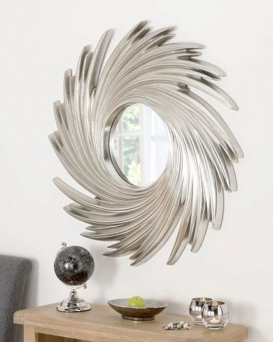 Зеркало в раме "Свирл" 20C. Silver/09 купить по цене 21 000 руб.
