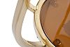 Купить 13RXET4036-GOLD Стол журнальный стекло коричн./золото d50*60см по цене 38&nbsp;600  руб.