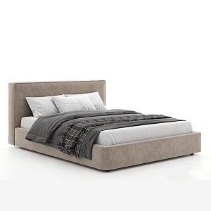 Купить  Дизайнерская кровать мягкая двуспальная Brooklyn по цене 109 900 руб.