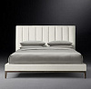 Купить Кровать двуспальная с изголовьем Italia Vertical Channel по цене 111 700  руб.