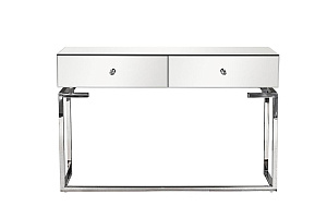Купить  KFG075 Консоль зеркальная с двумя ящиками 120*35*77см по цене 80 800 руб.