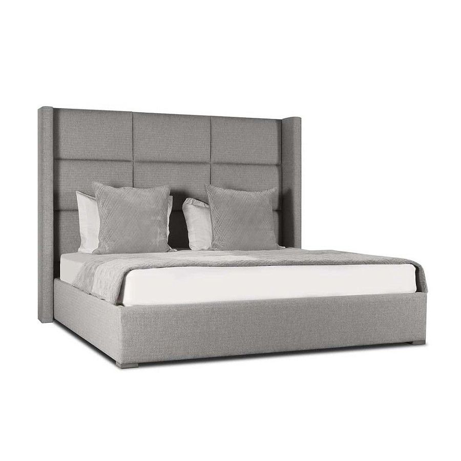 Купить Кровать мягкая двуспальная Berkley Winged Cube по цене 90 100  руб.