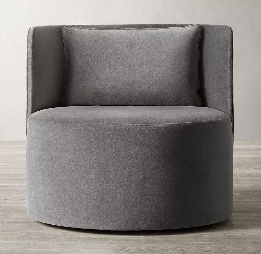 Купить Дизайнерское кресло Reynaux Curve Grey по цене 75 400  руб.