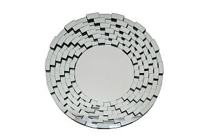 Купить  50SX-1915 Зеркало круглое в раме из мелких элементов d80см по цене 17 080 руб.