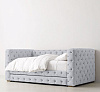 Купить Кровать детская с дополнительным спальным местом Tribeka Tufted по цене 139 035  руб.
