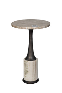 69-23158 Стол приставной "Travertino" d40*h63,5см
