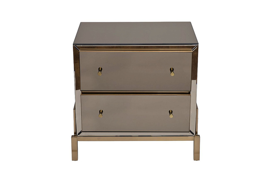 KFG170 Тумба зеркальная 2 ящика 65*45*62см купить по цене 95 600 ₽