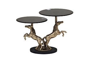 69-22477 Стол журнальный "Horses" 64*27*60см купить по цене 77&nbsp;000  руб.