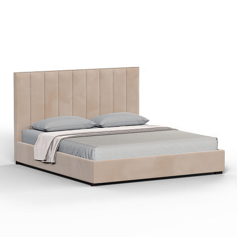 Купить  Кровать двуспальная с изголовьем Modena Vertical по цене 91 500 руб.