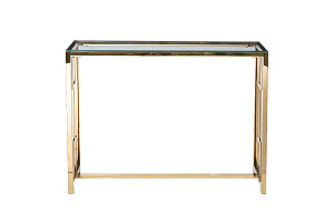 47ED-CST072GOLD Консоль прозр.стекло/золото 100*30*78см купить по цене 27&nbsp;000  руб.