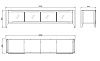 Купить 77IP-GD008-TV Тумба под телевизор Grimaldi 200*40*50см по цене 173 400  руб.