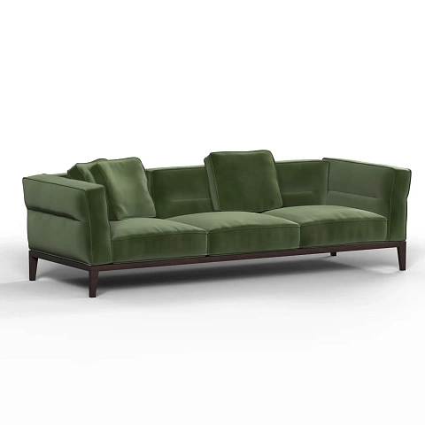 Прямой диван Хоуп с мягкими боковинами