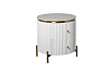 Купить 77IP-GD009-TUMB/1 Тумбочка 2 ящика с мраморной столешницей d51*55см по цене 86 800  руб.