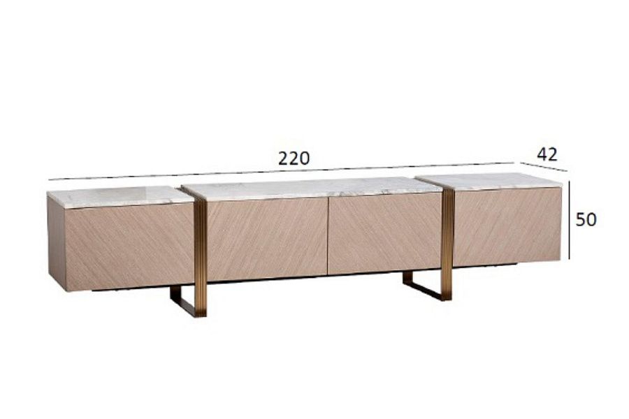Купить 58DB-23185 Тумба под телевизор 220*42*50см по цене 299 600  руб.
