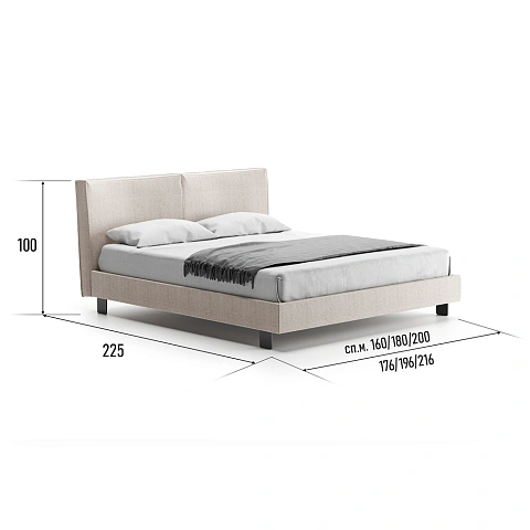 Купить  Кровать Lia по цене 140 600 руб.