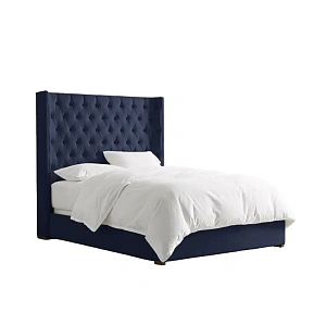 Кровать с высоким изголовьем Зейди Тафтед