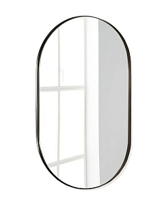 Зеркало в раме "Аманда" black silver
