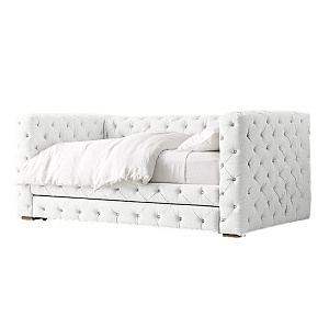 Купить  Кровать детская с дополнительным спальным местом Tribeka Tufted по цене 167 300 руб.
