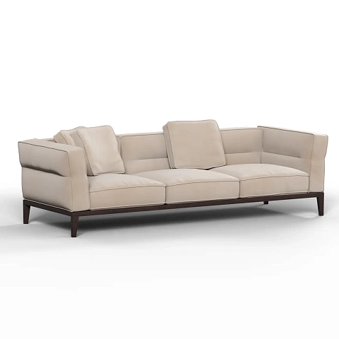 Прямой диван Хоуп с мягкими боковинами