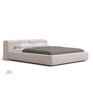 Кровать мягкая двуспальная Lazy