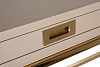 Купить 46AS-D4084-TP Стол письменный светлый шпон/золото 130*50*78см по цене 161 200  руб.