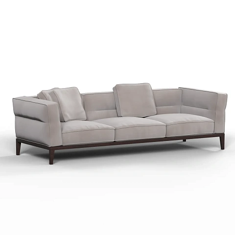 Прямой диван Хоуп с мягкими боковинами