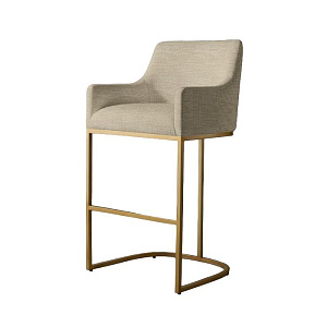 Купить  Барный стул Emery Curved-Back Track Burnished по цене 50 000 руб.