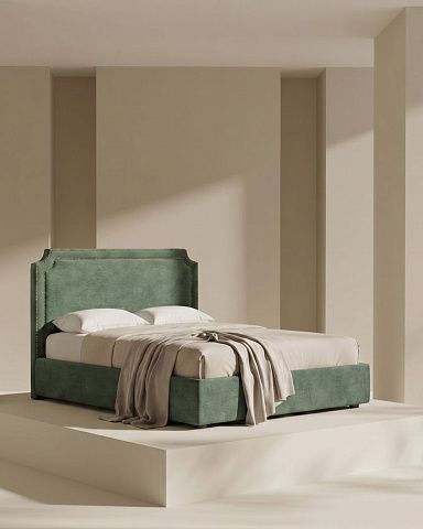 Мягкая двуспальная кровать Балтимор купить по цене 96 300 руб.