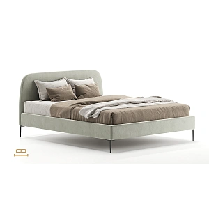 Купить  Кровать двуспальная с мягким изголовьем Camilla по цене 76 900 руб.