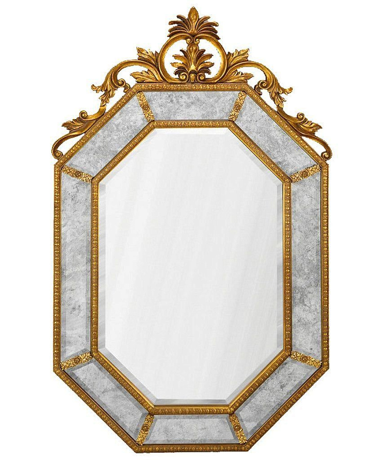 Зеркало в раме "Лидс" 19C. Gold/02 купить по цене 50 500 ₽