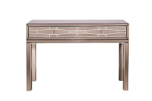 Купить  KFG038 Консоль зеркальная, 2 ящика  120*42*80см по цене 71 200 руб.