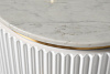 Купить 77IP-GD009-TUMB/1 Тумбочка 2 ящика с мраморной столешницей d51*55см по цене 86 800  руб.