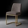 Купить Дизайнерский стул в столовую Emery Curved-Back Burnished по цене 45 900  руб.