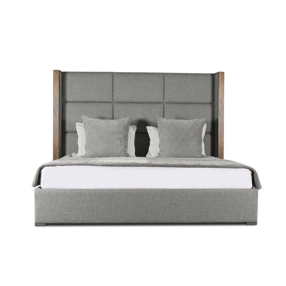 Купить Кровать двуспальная с изголовьем Berkley Winged Cube Wood по цене 117 500  руб.