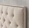 Купить Кровать двуспальная с мягким изголовьем Adler Panel Diamond-Tufted Fabric по цене 97 000  руб.