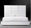 Купить Кровать с высоким изголовьем Modena Rectangular с обрамлением из массива бука по цене 137 900  руб.